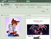 Tablet Screenshot of gerardson.deviantart.com