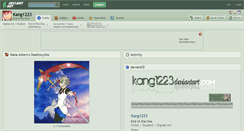Desktop Screenshot of kang1223.deviantart.com