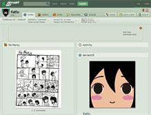 Tablet Screenshot of katlu.deviantart.com