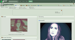 Desktop Screenshot of jessethevampire.deviantart.com