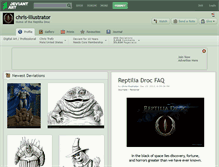 Tablet Screenshot of chris-illustrator.deviantart.com