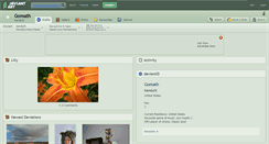 Desktop Screenshot of gomath.deviantart.com