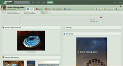 Desktop Screenshot of i-dont-belong-here.deviantart.com
