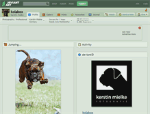 Tablet Screenshot of kolabox.deviantart.com