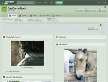 Tablet Screenshot of coolcurry-stock.deviantart.com