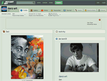 Tablet Screenshot of danz-art.deviantart.com
