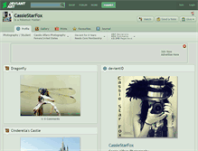 Tablet Screenshot of cassiestarfox.deviantart.com