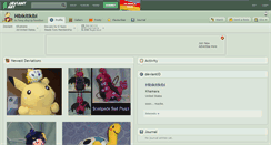 Desktop Screenshot of hibikitikibi.deviantart.com
