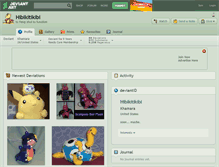 Tablet Screenshot of hibikitikibi.deviantart.com