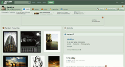 Desktop Screenshot of darktux.deviantart.com