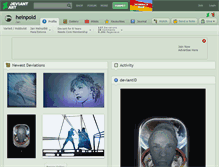Tablet Screenshot of heinpold.deviantart.com