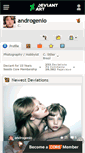 Mobile Screenshot of androgenio.deviantart.com