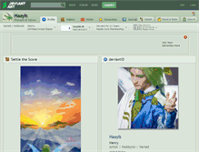 Tablet Screenshot of haayls.deviantart.com