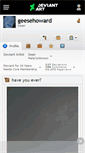 Mobile Screenshot of geesehoward.deviantart.com