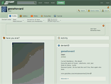 Tablet Screenshot of geesehoward.deviantart.com