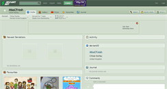 Desktop Screenshot of misscfresh.deviantart.com