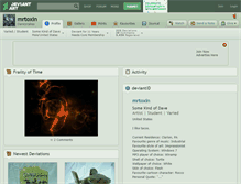 Tablet Screenshot of mrtoxin.deviantart.com