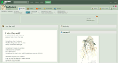 Desktop Screenshot of ladylouve.deviantart.com