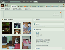 Tablet Screenshot of g-v-s.deviantart.com