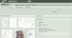 Desktop Screenshot of maryroks.deviantart.com