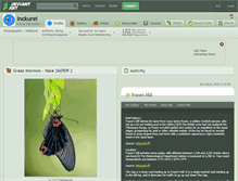 Tablet Screenshot of inckurei.deviantart.com