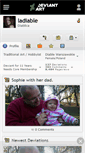 Mobile Screenshot of ladiable.deviantart.com