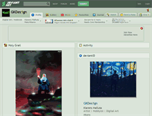 Tablet Screenshot of gkdes1gn.deviantart.com