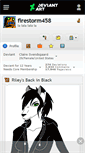 Mobile Screenshot of firestorm458.deviantart.com