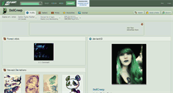 Desktop Screenshot of dollcreep.deviantart.com