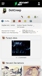 Mobile Screenshot of dollcreep.deviantart.com