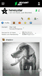 Mobile Screenshot of henesystar.deviantart.com