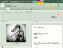 Tablet Screenshot of henesystar.deviantart.com