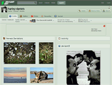 Tablet Screenshot of harley-daniels.deviantart.com