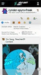Mobile Screenshot of cynder-spyro-freak.deviantart.com