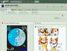 Tablet Screenshot of cynder-spyro-freak.deviantart.com