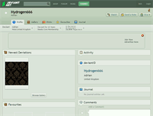 Tablet Screenshot of hydrogen666.deviantart.com
