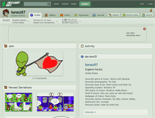 Tablet Screenshot of karasz87.deviantart.com