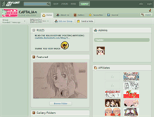 Tablet Screenshot of captalia.deviantart.com