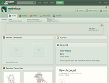 Tablet Screenshot of noid-nitsua.deviantart.com
