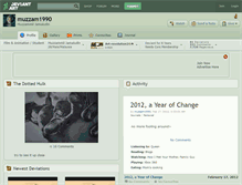 Tablet Screenshot of muzzam1990.deviantart.com