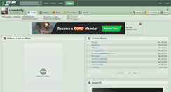 Desktop Screenshot of crusaderky.deviantart.com