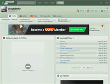 Tablet Screenshot of crusaderky.deviantart.com