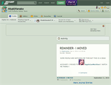 Tablet Screenshot of misakihanako.deviantart.com