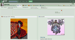Desktop Screenshot of halowing.deviantart.com