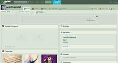 Desktop Screenshot of angelixuperstar.deviantart.com