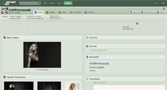 Desktop Screenshot of kristifromcanada.deviantart.com