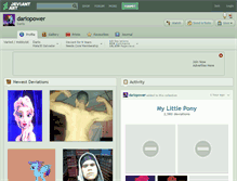 Tablet Screenshot of dariopower.deviantart.com