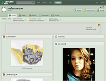 Tablet Screenshot of mafermoreno.deviantart.com