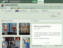 Tablet Screenshot of monitor-earthprime.deviantart.com