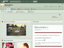 Tablet Screenshot of patrycjanna.deviantart.com